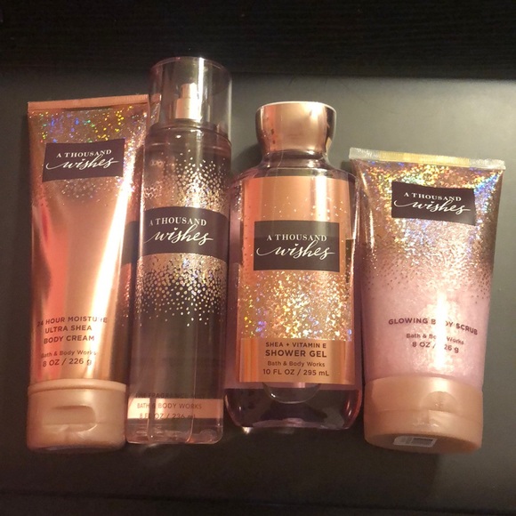Bath & Body Works Other - Bath & Body Works — A Thousand Wishes 4-piece Set!